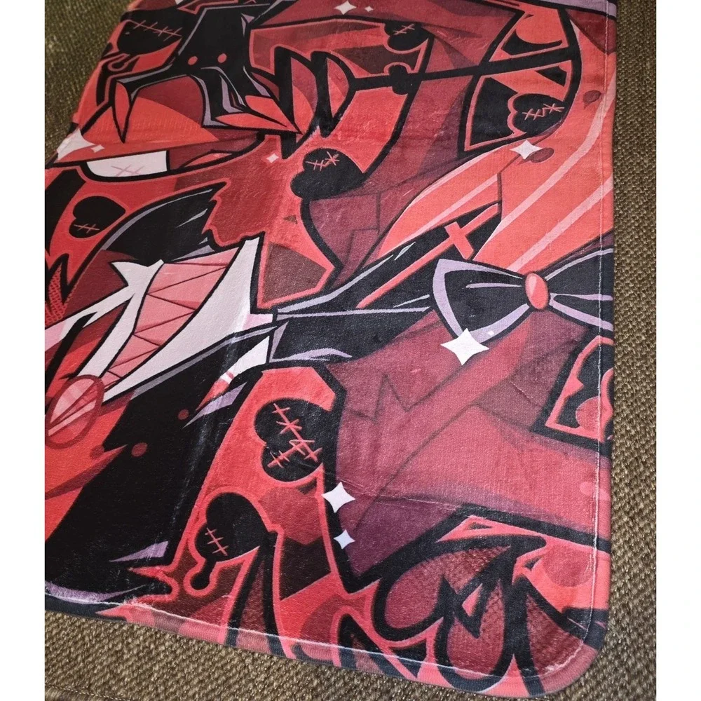Alastor FLOOR Mat Desk Rug Matches Hazbin Hotel Pin-Up‎ Alastor Valentine's 2024